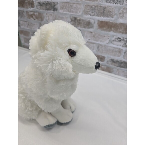 Wild Republic White Arctic Fox Plush Fluffy Tail Stuffed Animal Toy RARE - Picture 7 of 11